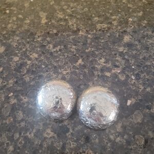 Silver Clip on Earrings